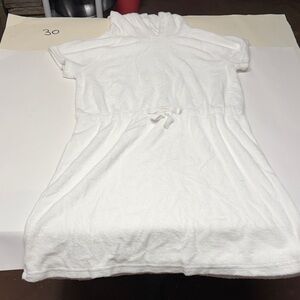 Hanna Andersson Soft White Terry Dress